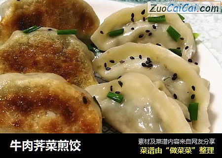 牛肉荠菜煎饺