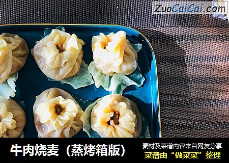 牛肉烧麦（蒸烤箱版）