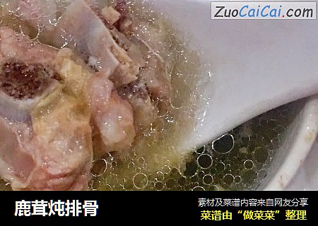 鹿茸炖排骨