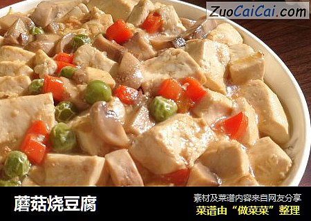 蘑菇烧豆腐