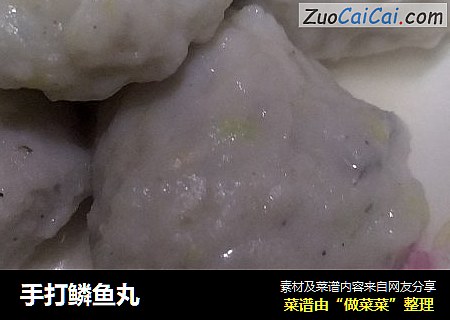 手打鳞鱼丸