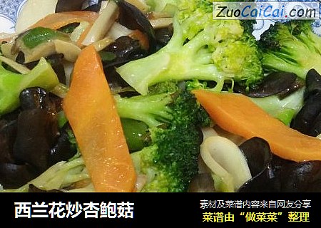 西兰花炒杏鲍菇