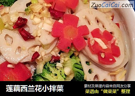 莲藕西兰花小拌菜