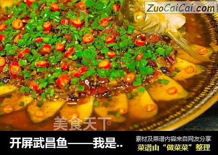 开屏武昌鱼——我是条十块钱的鱼，我很方！这个人把我做成了吃不起的样子