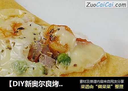 【DIY新奥尔良烤肉批萨】鲜虾三角脆底批萨