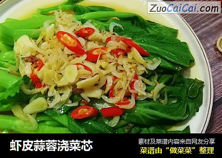 虾皮蒜蓉浇菜芯