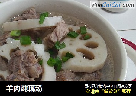 羊肉炖藕汤