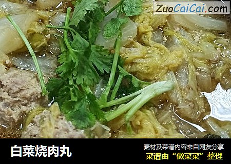 白菜烧肉丸