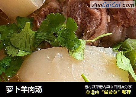 萝卜羊肉汤
