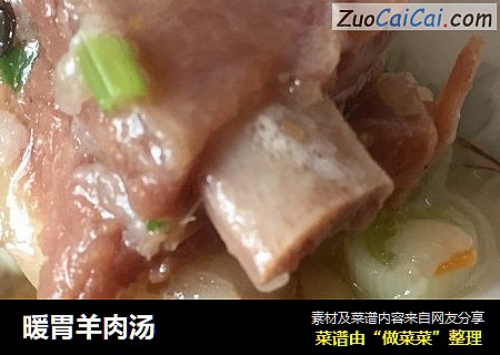 暖胃羊肉汤