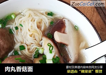 肉丸香菇面