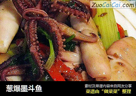 葱爆墨斗鱼
