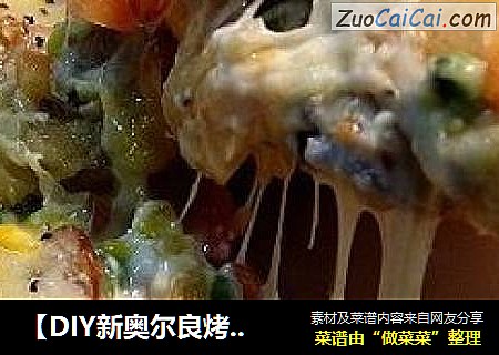 【DIY新奥尔良烤肉披萨】—“菠萝烤鸭厚匹萨”