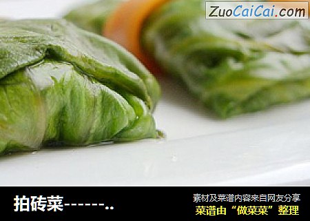 拍砖菜----------生财包