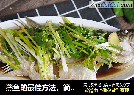 蒸鱼的最佳方法，简单5步别搞错，这样做出来的鱼肉鲜嫩又不腥