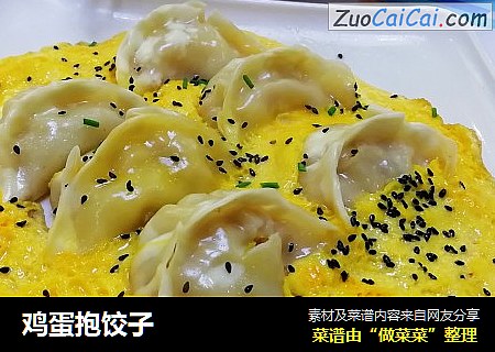 鸡蛋抱饺子