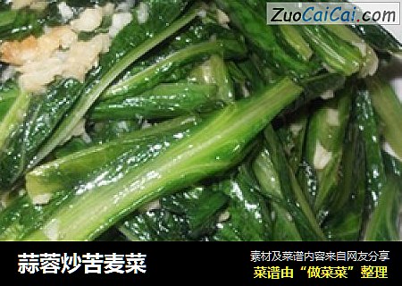 蒜蓉炒苦麦菜