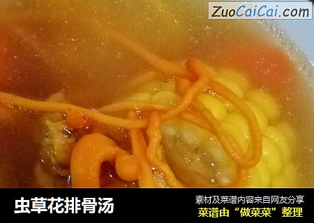 虫草花排骨汤