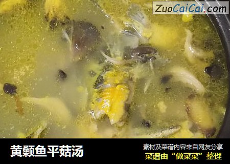 黄颡鱼平菇汤