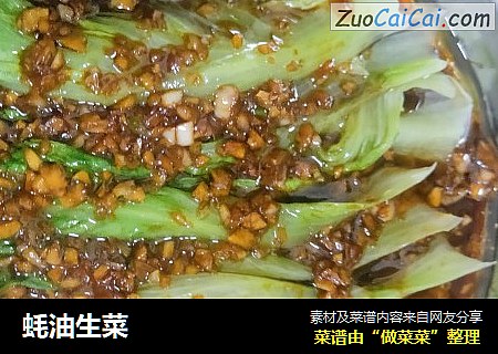 蚝油生菜