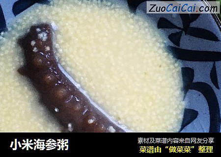 小米海参粥