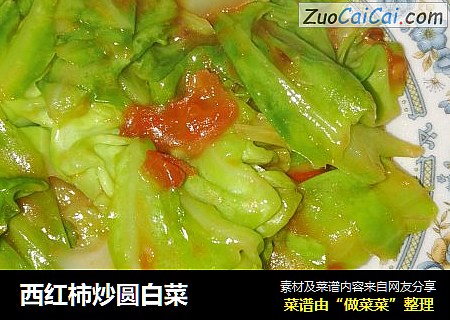 西红柿炒圆白菜