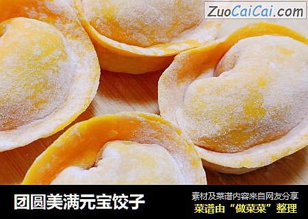 团圆美满元宝饺子