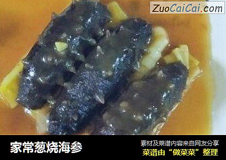 家常葱烧海参