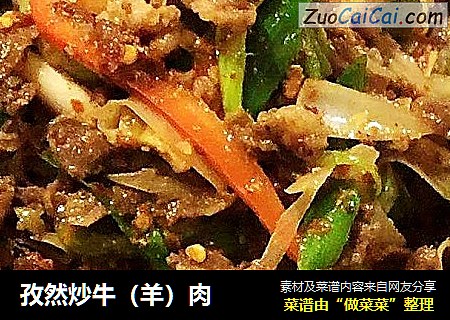 孜然炒牛（羊）肉