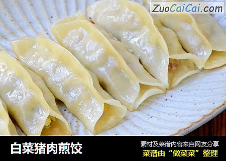 白菜猪肉煎饺