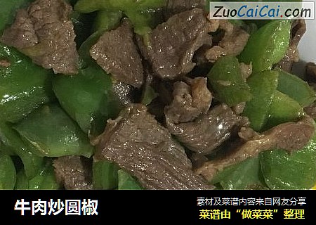 牛肉炒圆椒