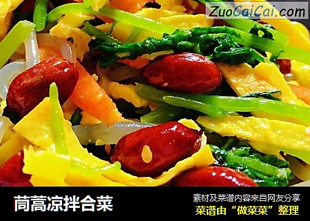 茼蒿凉拌合菜