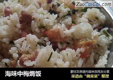 海味中梅焗饭