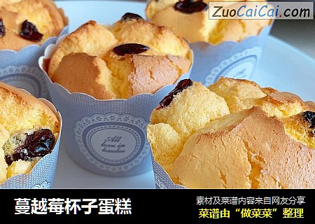 蔓越莓杯子蛋糕