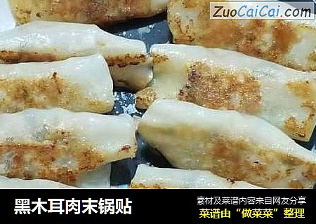 黑木耳肉末锅贴