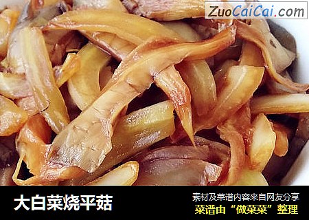 大白菜烧平菇