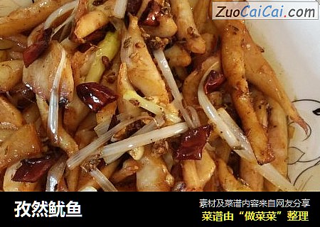 孜然鱿鱼