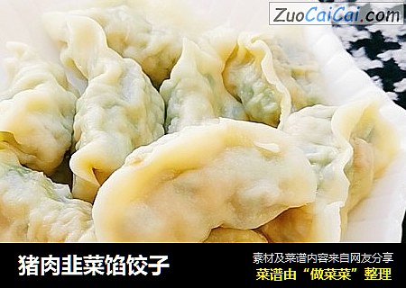 猪肉韭菜馅饺子
