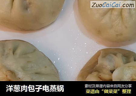 洋葱肉包子电蒸锅