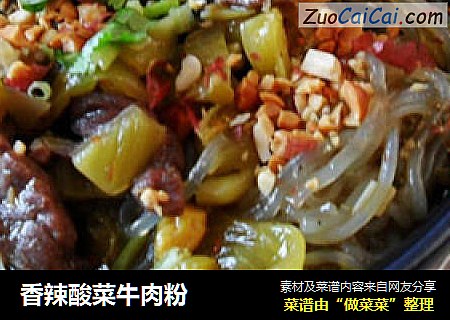 香辣酸菜牛肉粉