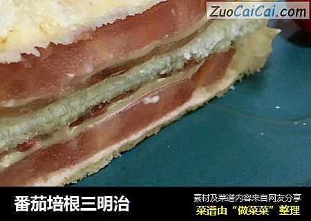 番茄培根三明治