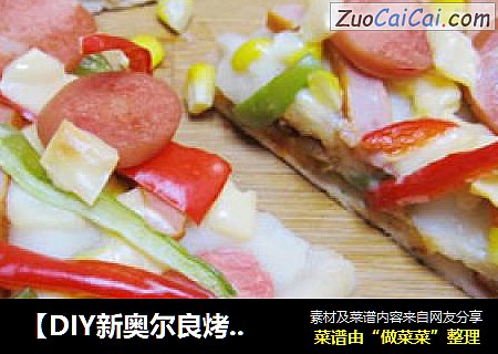 【DIY新奥尔良烤肉披萨】小文子出品~！【DIY火腿双层披萨】