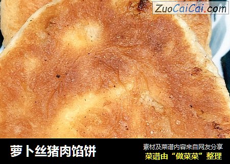 萝卜丝猪肉馅饼