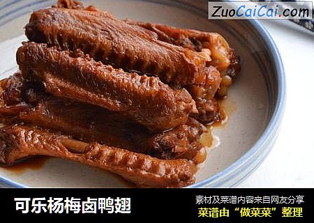可乐杨梅卤鸭翅