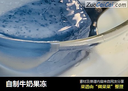 自制牛奶果冻