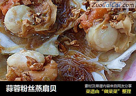 蒜蓉粉丝蒸扇贝