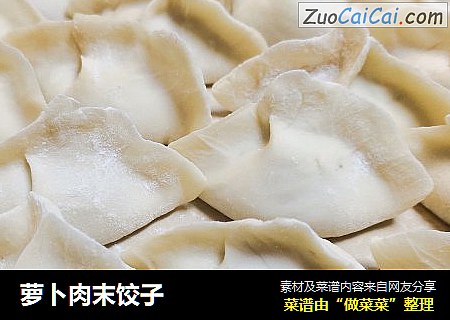 萝卜肉末饺子