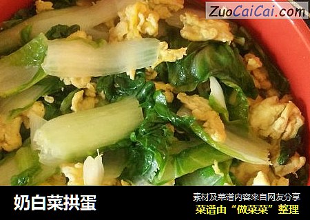 奶白菜拱蛋