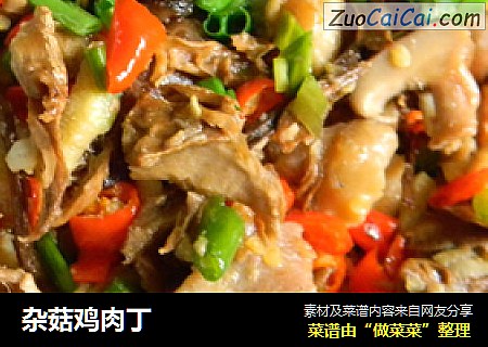杂菇鸡肉丁