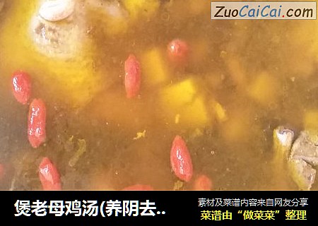 煲老母鸡汤(养阴去燥）
